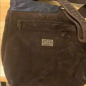 Suede Ferragamo Crossbody Bag